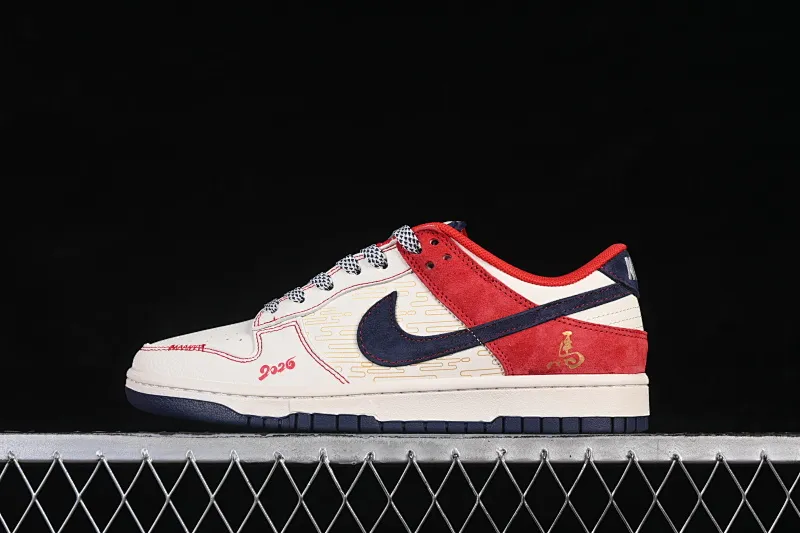 All categories Nk SB Dunk Series Nk SB Dunk Low High-end customized low-top sneakers Nike SB Dunk Low Limited to the Year of the Horse High-end customized low-top casual skate shoes QW5288-112
